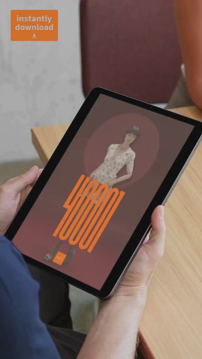 (No.40001) 4-Light Portrait Lighting Setup - Printable Photography Guide (Instant Download)